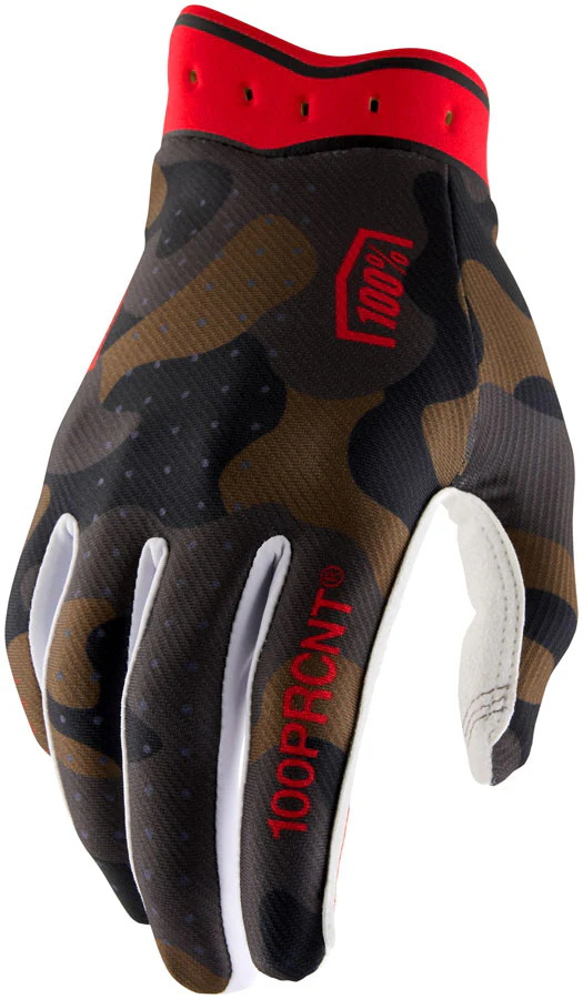 100% Itrack Gloves - Camo Large