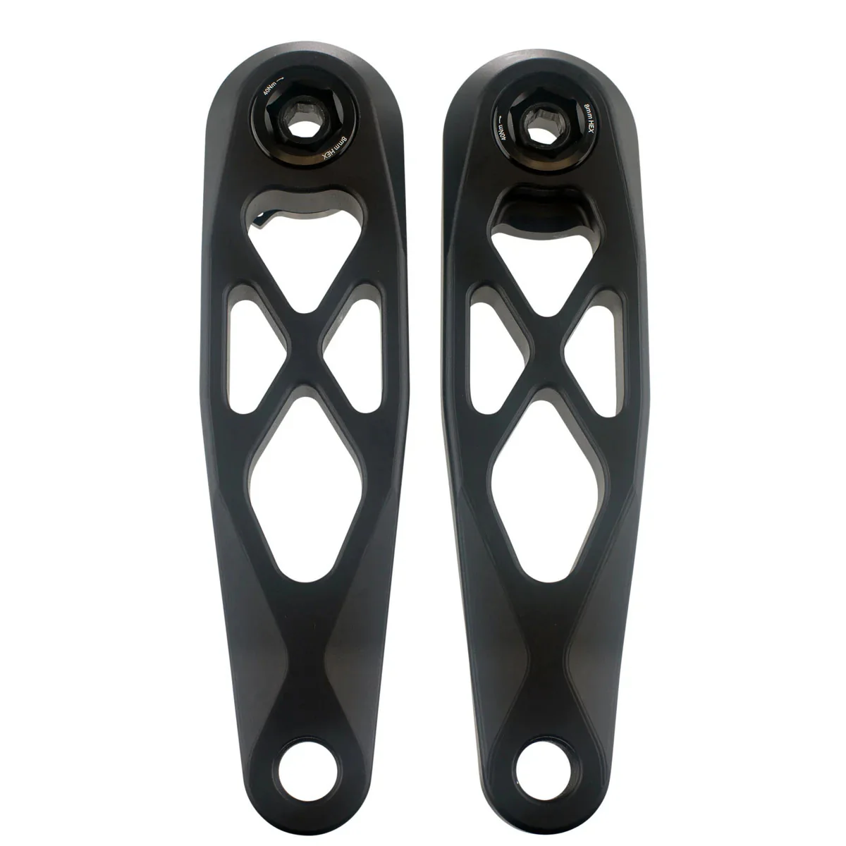 5DEV R-SPEC Trail Enduro Crankset - 155mm 7050 Billet Aluminum 3-Bolt DM Chainring Interface BLK