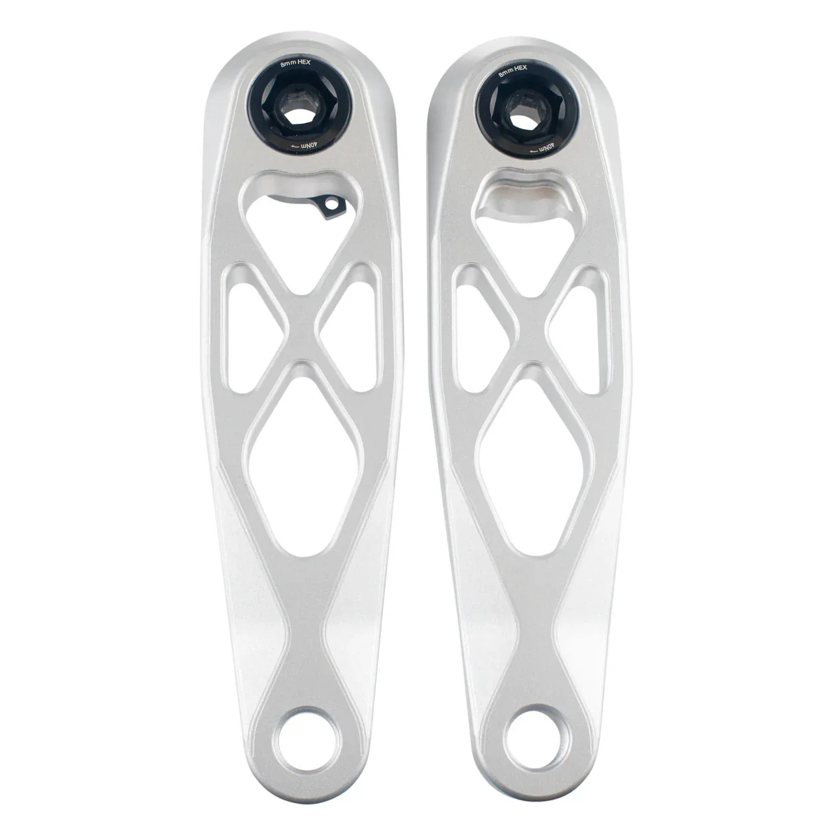 5DEV R-SPEC Trail Enduro Crankset - 160mm 7050 Billet Aluminum 3-Bolt DM Chainring Interface Raw