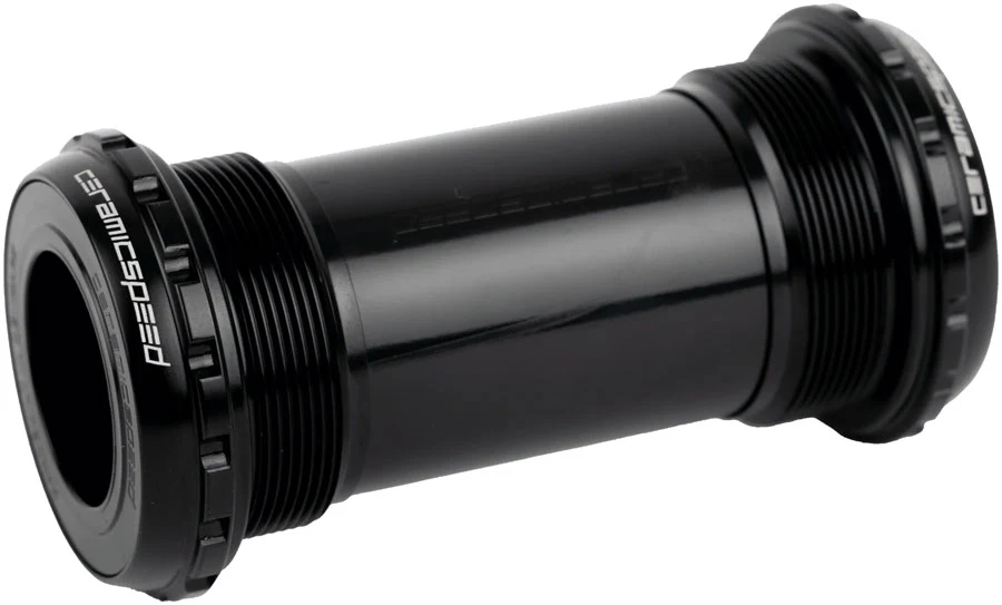 CeramicSpeed BB ALPHA Bottom Bracket - Italian 70mm For 24mm/Shimano Spindle Road BLK