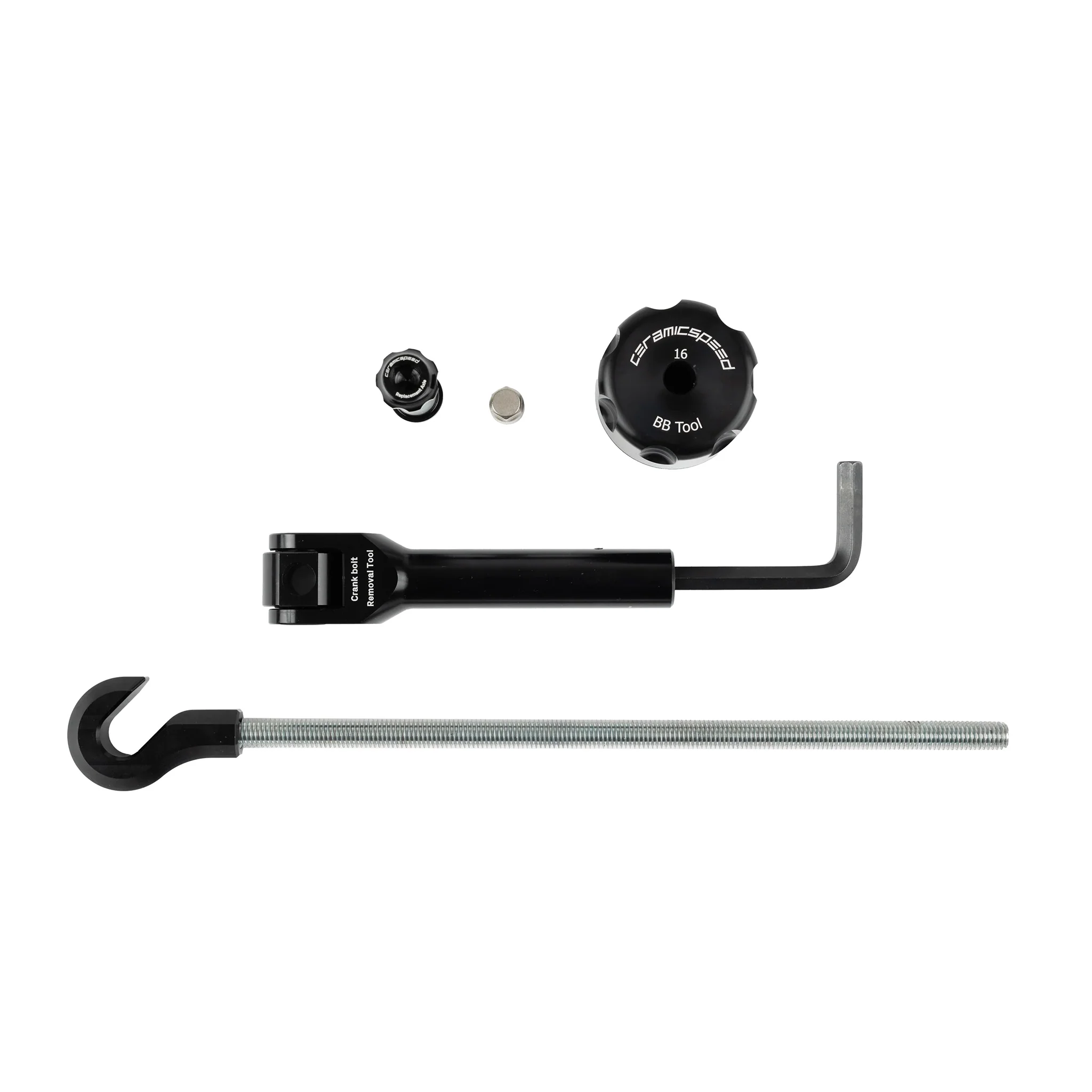 CeramicSpeed Crank Bolt Removal Tool - Black