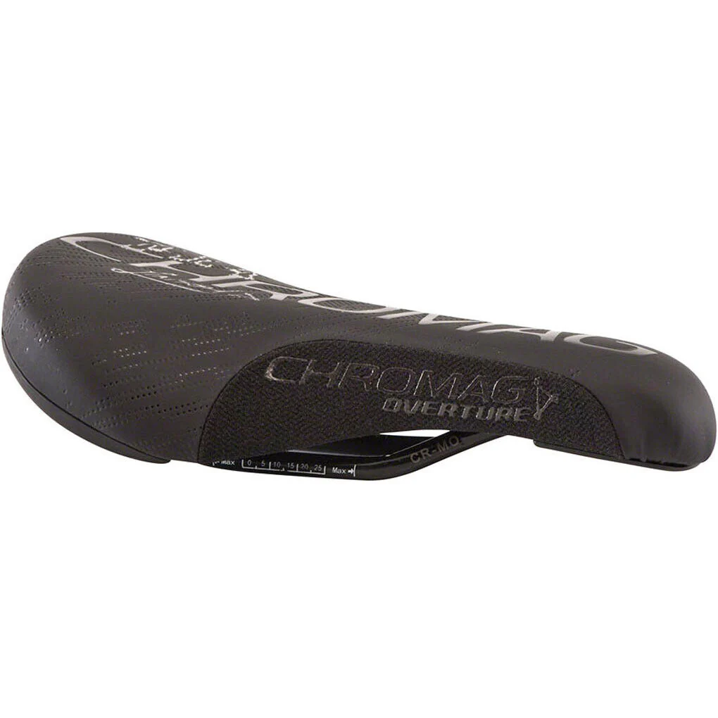 Chromag Overture Saddle CrMo Rails - Black