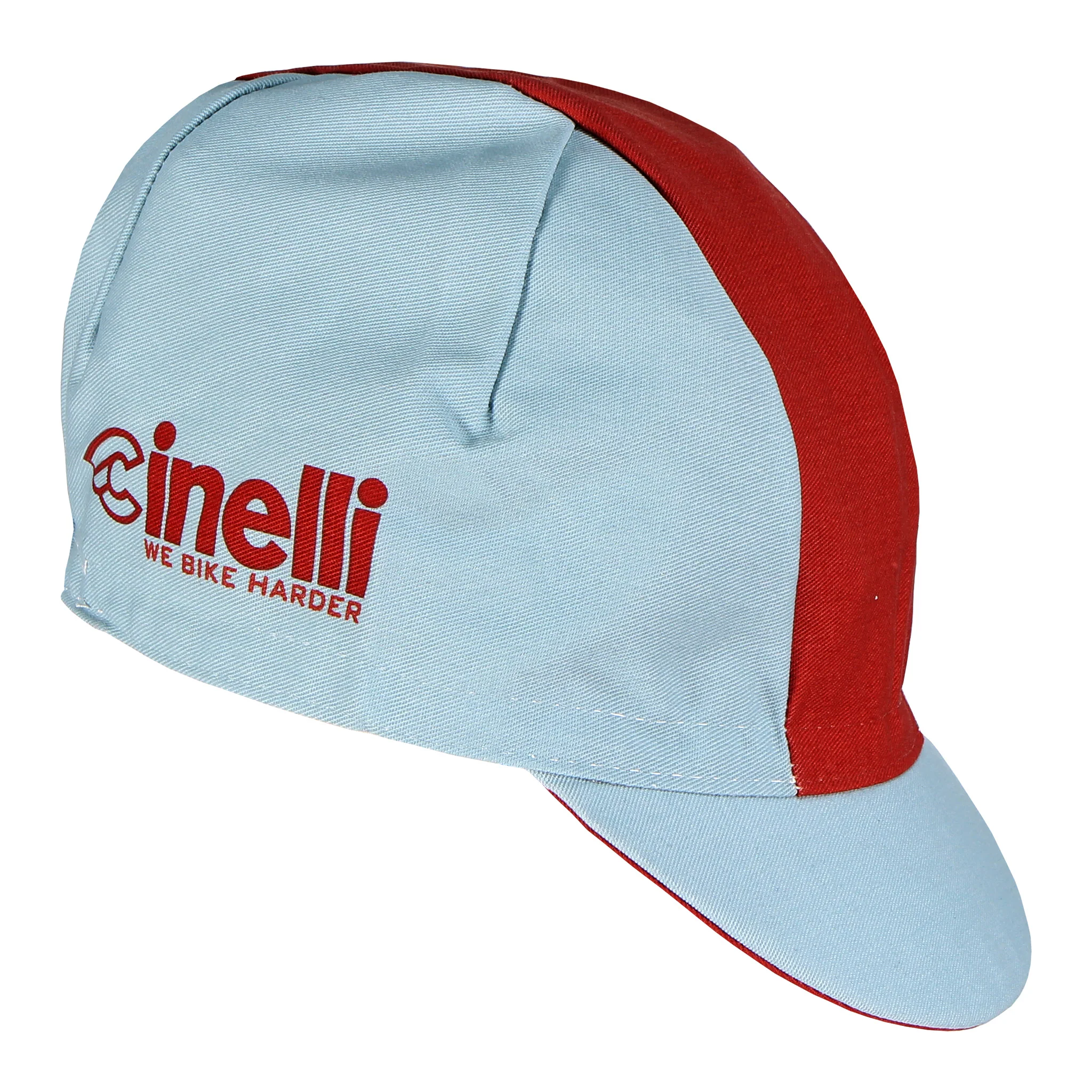 Cinelli Cycling CapWe Bike Harder Red Line