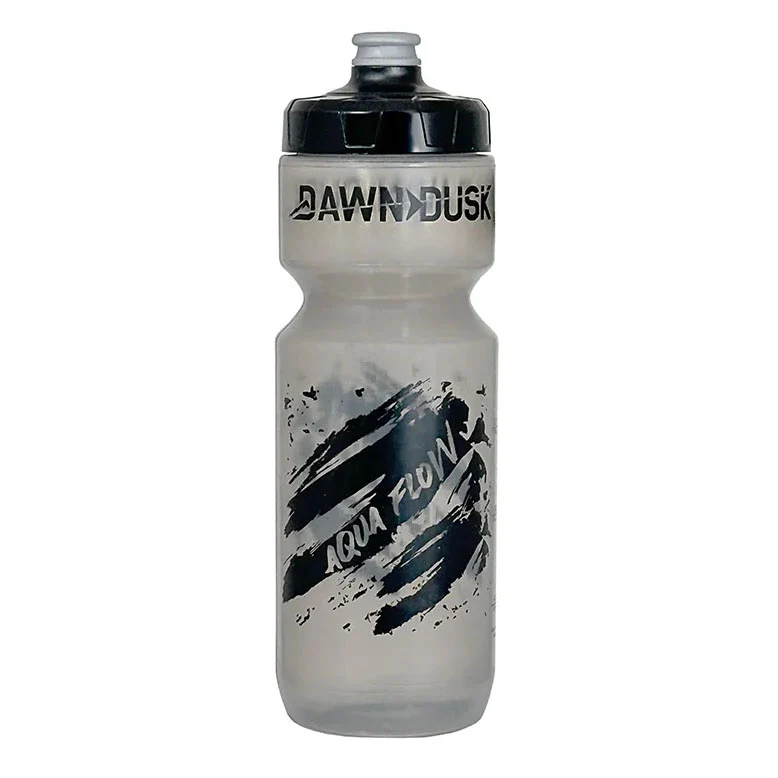 Dawn To Dusk Aqua Flow Bottle Pop 'n Loc Cap Black/Clear - 25oz