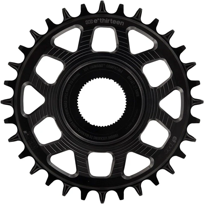 E*thirteen Helix R e*spec C-ring Shimano EP8  34t -Black