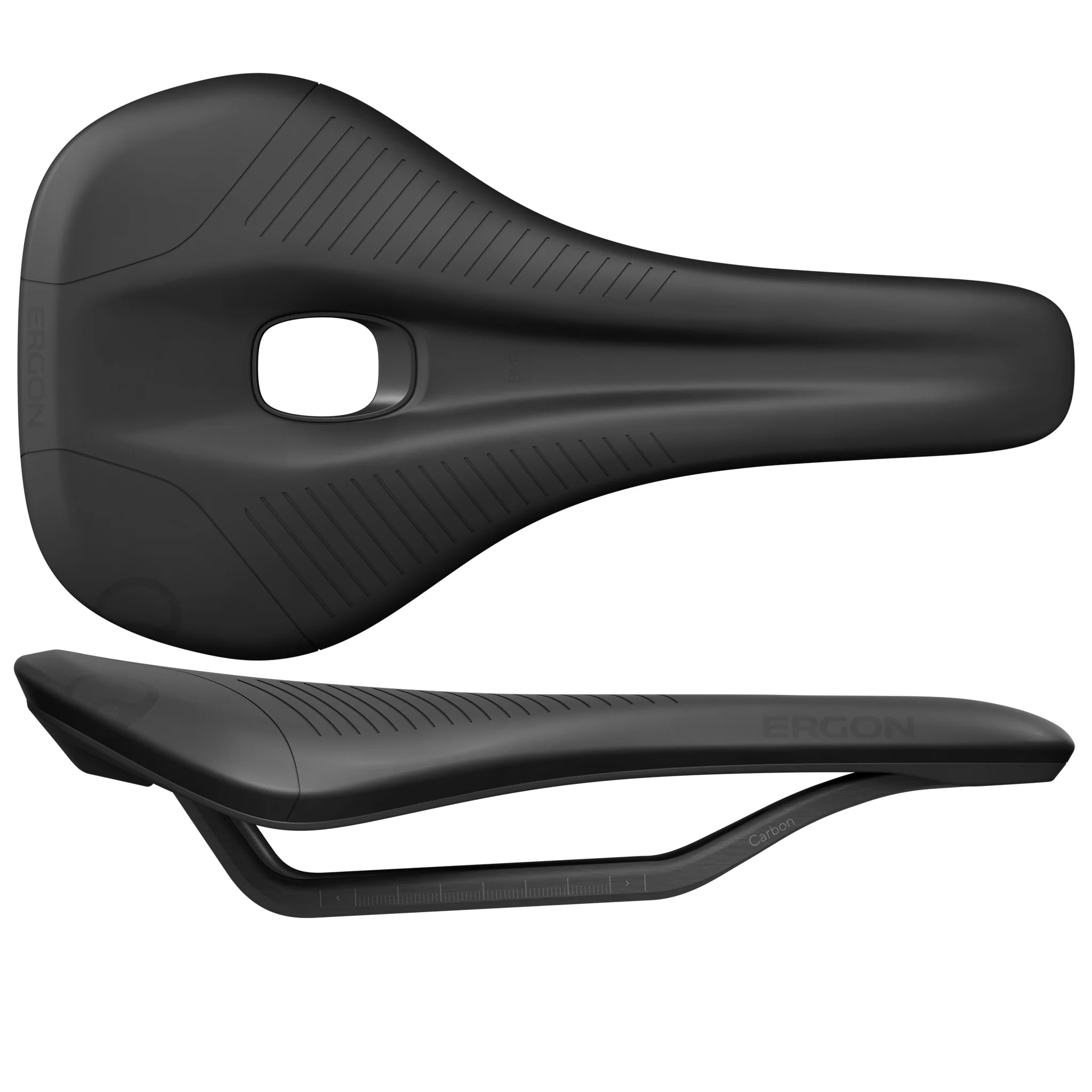 Ergon SRS Pro Carbon Saddle - Carbon Black Men's Small/Medium