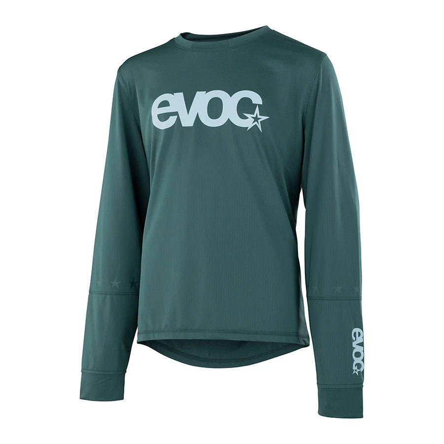 EVOC Kids Jersey Youth Jersey Long Sleeve Green JM
