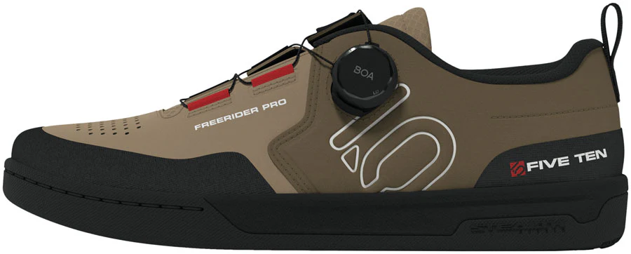 Five Ten Freerider Pro Boa Flat Shoes - Men's Cardboard/Off White/Core BLK 15