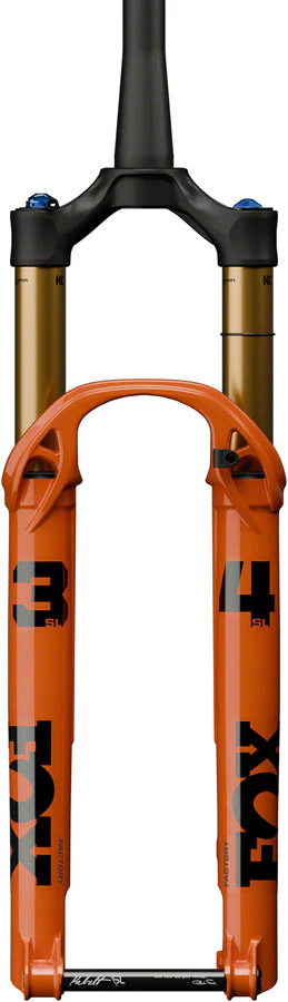 FOX 34 SL Factory Suspension Fork - 29" 120 mm 15 x 110 mm Kabolt SL 44mm Offset GRIP SL Damper Push-Lock  Shiny Orange - Image 2