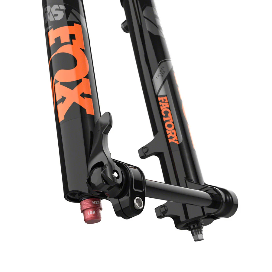 FOX 36 Factory Suspension Fork - 27.5" 160 mm 15QR x 110 mm 37 mm Offset Shiny BLK GRIP2 - Image 4