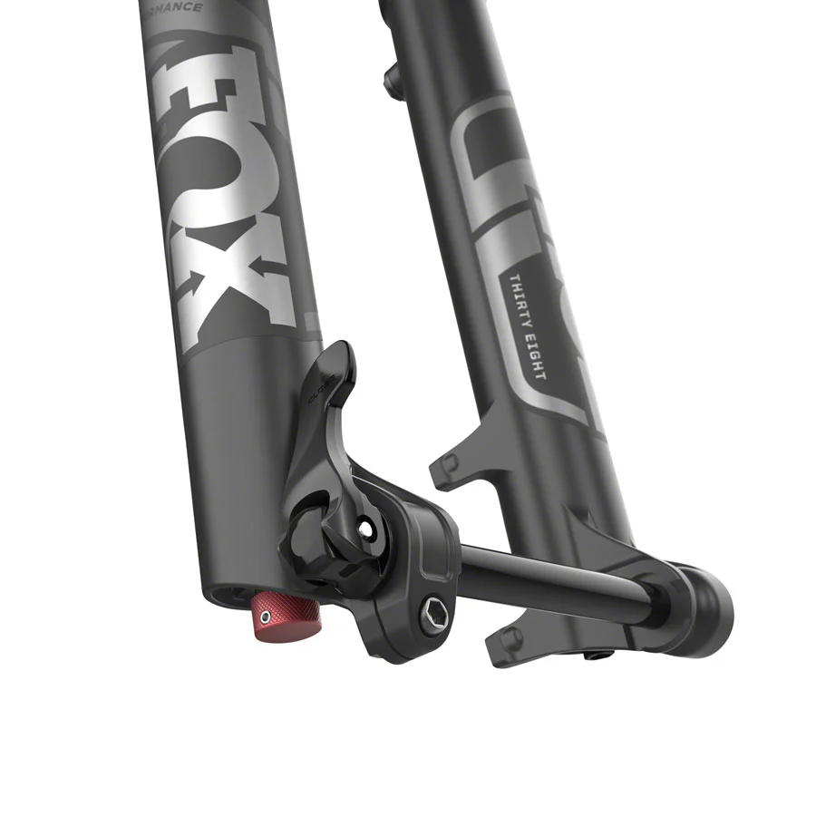 FOX 38 Performance Suspension Fork - 27.5" 170 mm 15QR x 110 mm 44 mm Offset Matte BLK Grip 3-Position - Image 3