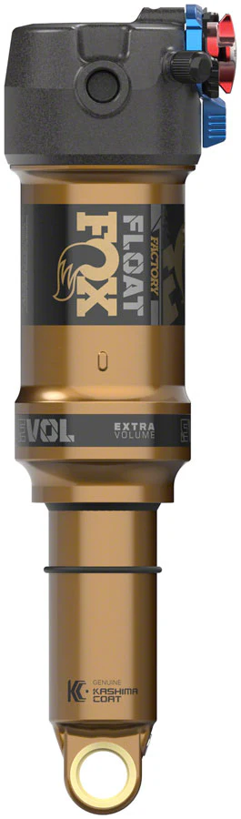 FOX FLOAT Factory Rear Shock - Trunnion Metric 185 x 50 mm 0.4 Spacer 2-Position Lever EVOL LV Kashima Coat - Image 2