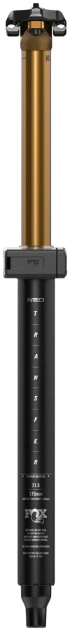 FOX Transfer Neo Factory Series Wireless Dropper Seatpost - 31.6 mm 200 mm Internal Routing Kashima Coat - Image 2