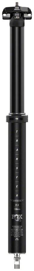 FOX Transfer Performance Elite Dropper Seatpost - 34.9 mm 210 mm Internal Routing Anodized BLK - Image 2