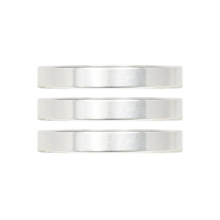 Industry Nine iRiX Headset Spacer 1-1/8'' Height: 5mm Aluminum Silver 3pcs