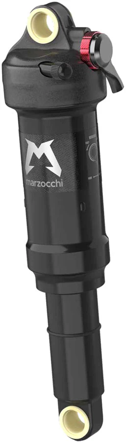 Marzocchi Bomber Inline Air Rear Shock - Metric 210 x 55 mm EVOL LV Sweep-Adj 0.4 Spacer BLK