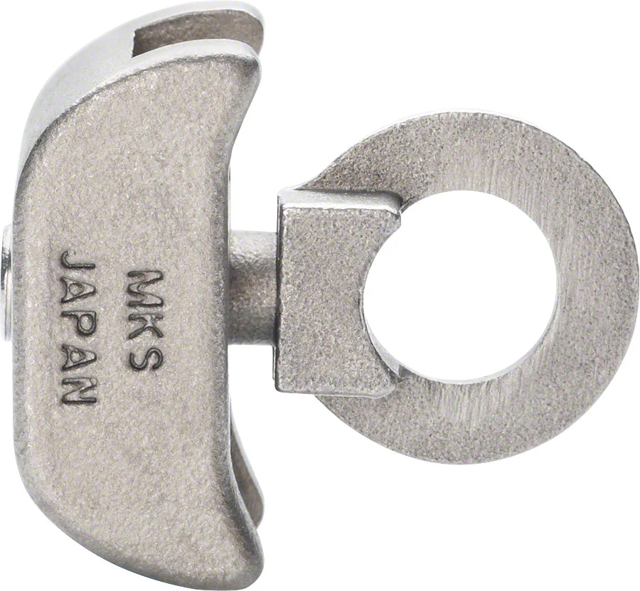 MKS BMX Chain Tensioner - For 9.5 - 10 mm axles 8mm thick dropouts Gray