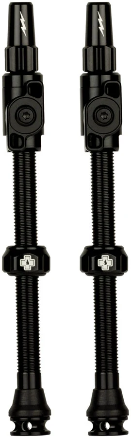 Muc-Off Big Bore Lite Tubeless Valve Stems - 2XLarge 70mm  Black