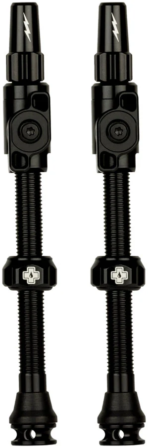 Muc-Off Big Bore Lite Tubeless Valve Stems - XLarge 60mm Black
