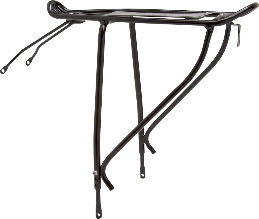 Planet Bike Versa Disc Brake Compatible Rear Rack BLK. Fits up to 29" wheels