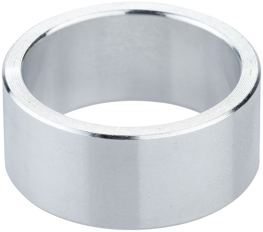 Problem Solvers Headset Stack Spacer - 28.6 15mm Aluminum Silver Sold Each