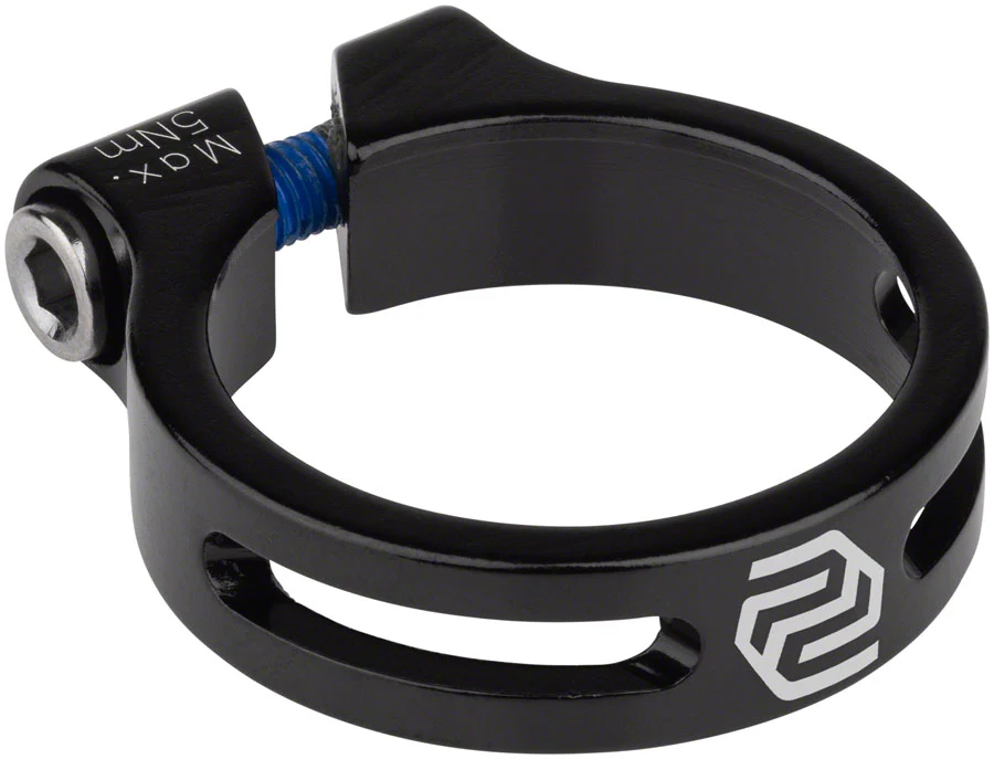 Promax MX-112C Seatpost Clamp - 34.9mm Bolt-On Black
