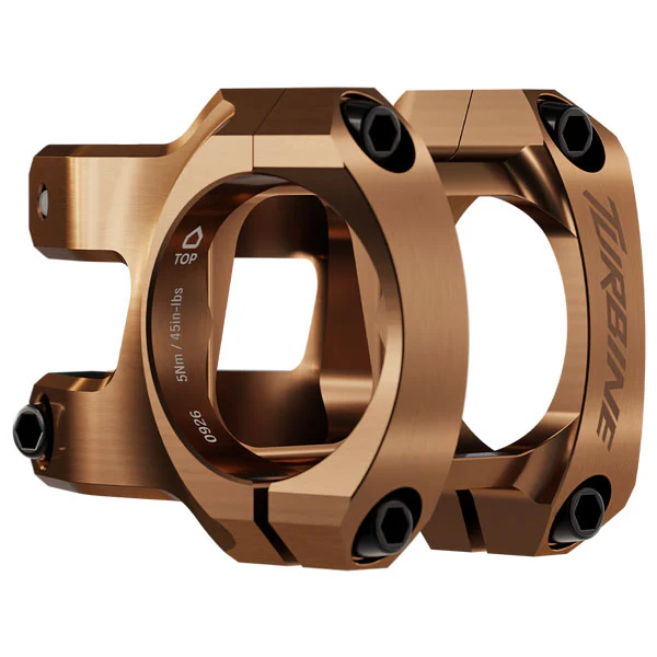 RaceFace Turbine Stem - 32mm 35mm Clamp +/-0 1 1/8" Kashmoney Gold