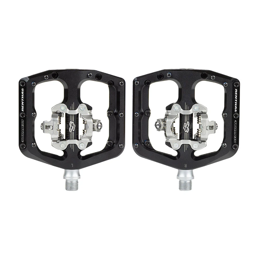 Renthal Revo-DHC Pedals Body: Aluminum Spindle: Cr-Mo 9/16'' Black