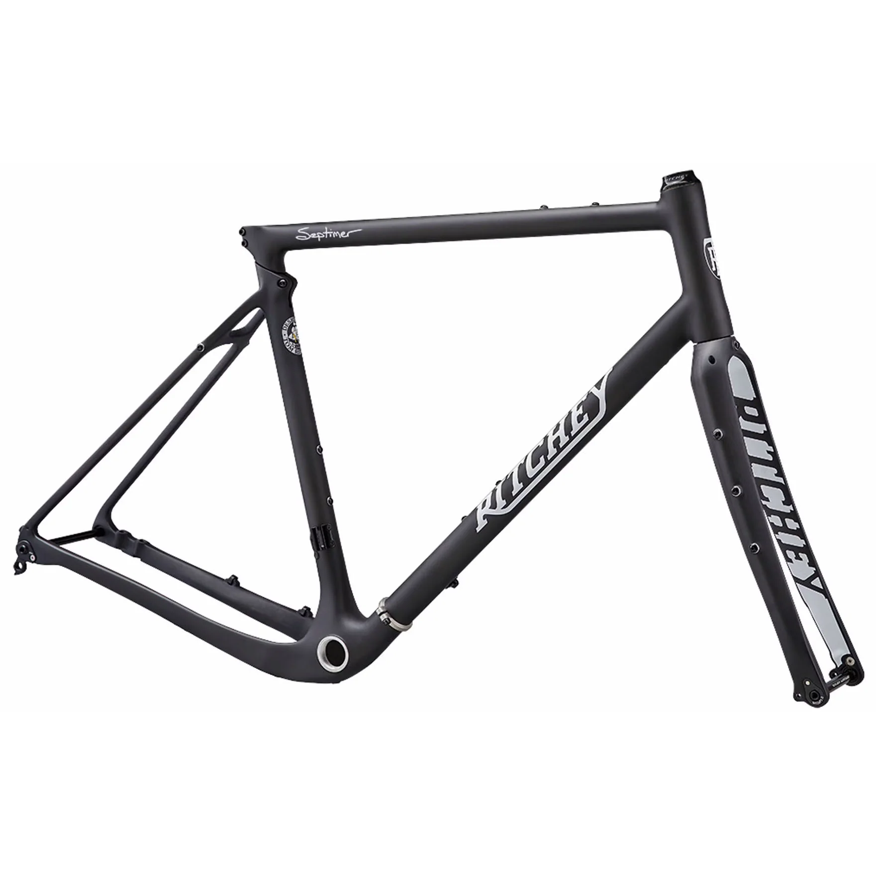 Ritchey Septimer Break-Away Carbon Frameset - 700c Carbon Black X-Large
