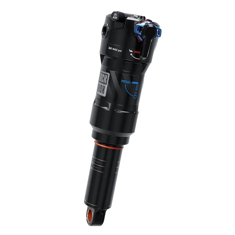 RockShox Deluxe Ultimate RCT Rear shock 205x60 Shaft Eyelet: Trunnion Body Eyelet: Standard Linear 0 Neg/1 Pos Token Linear Reb/Low Comp 380lb Lockout Force