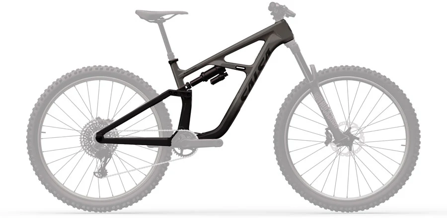 Salsa Blackthorn 145 C Frame - 29" Carbon Black / Graphite GrayMedium