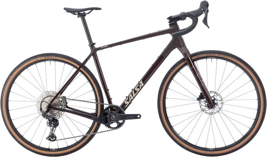 Salsa Flyway C GRX 610 12 Bike - 700c Carbon Dark Umber X-Small