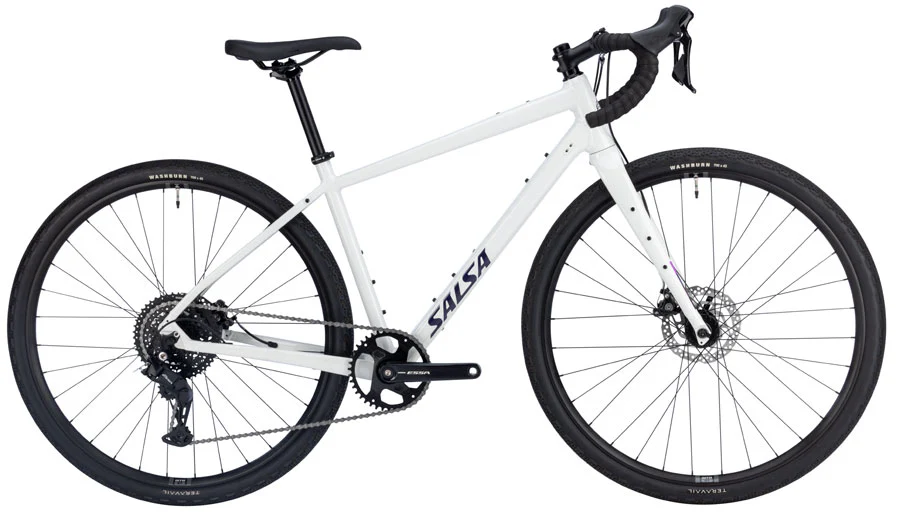 Salsa Journeyer Drop Bar ESSA 8 Bike - 700c Aluminum Vapor Gray 57cm