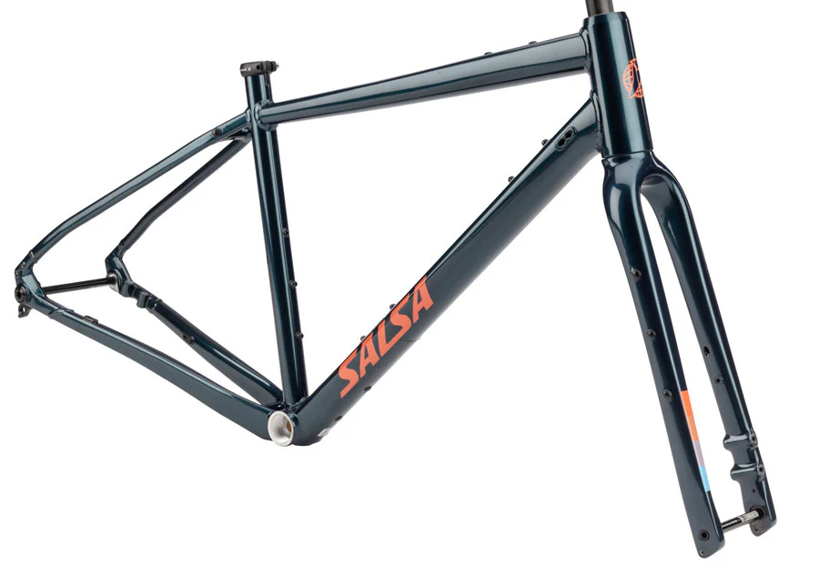 Salsa Journeyer Drop Bar Frameset - Aluminum Midnight Blue 57cm