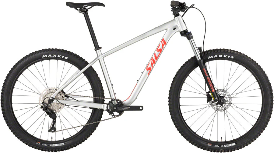 Salsa Rangefinder Deore 10 27.5+ Bike - 27.5" Aluminum Silver X-Small