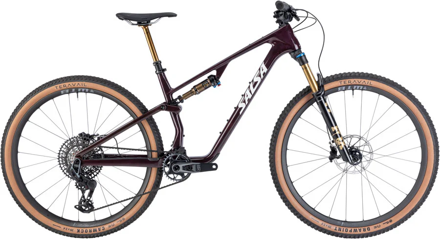 Salsa Spearfish C DLX X0 AXS Transmission Bike - 29" Carbon Deep Orchid Carbon Medium