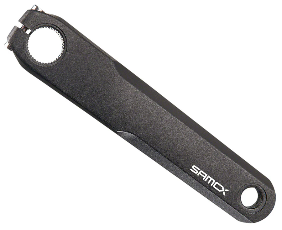 Samox E3 SH Ebike Crank Arm Set - 165mm E8000/E7000 Hollowtech II Spindle 13mm offset BLK