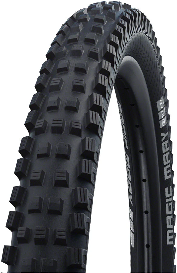 Schwalbe Magic Mary Addix Tire 29''x2.40 Wire Clincher Addix Performance BikePark Perf TwinSkin Black