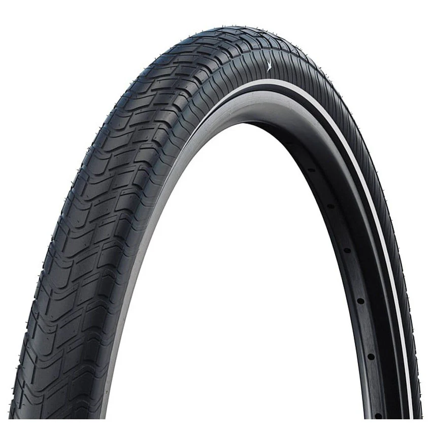 Schwalbe Motion Big Apple Tire - 700 x 60 / 29 x 2.35 Clincher Wire BLK/Reflex Standard RaceGuard Addix Green E-25