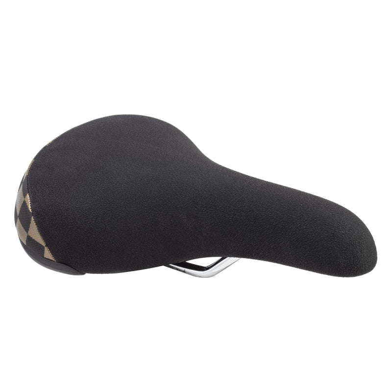 Se bikes SE Seat BMX Chromoly Gld/Blk Checkerboard 245mmx155mm