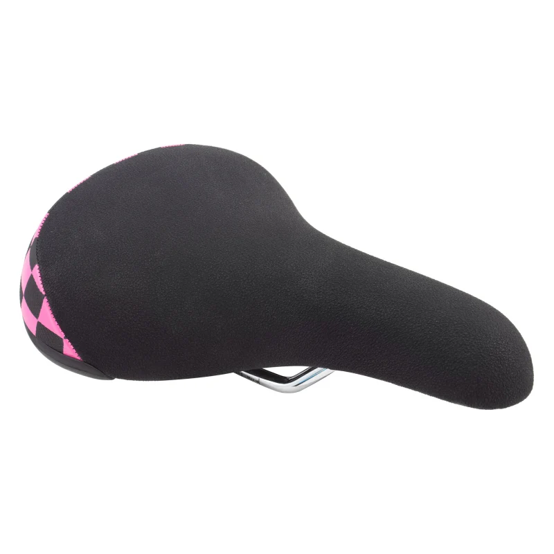 Se bikes SE Seat BMX Chromoly Pnk/Blk Checkerboard 245mmx155mm