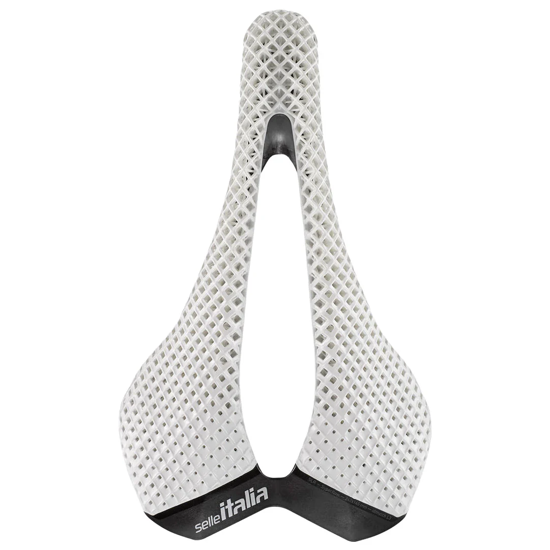Selle Italia SLR 3D Carbon Opal L3 Carbon Rails 3D Print White