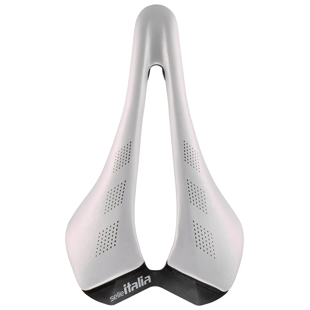 Selle Italia SLR Advan Opal L3 Steel Rails White