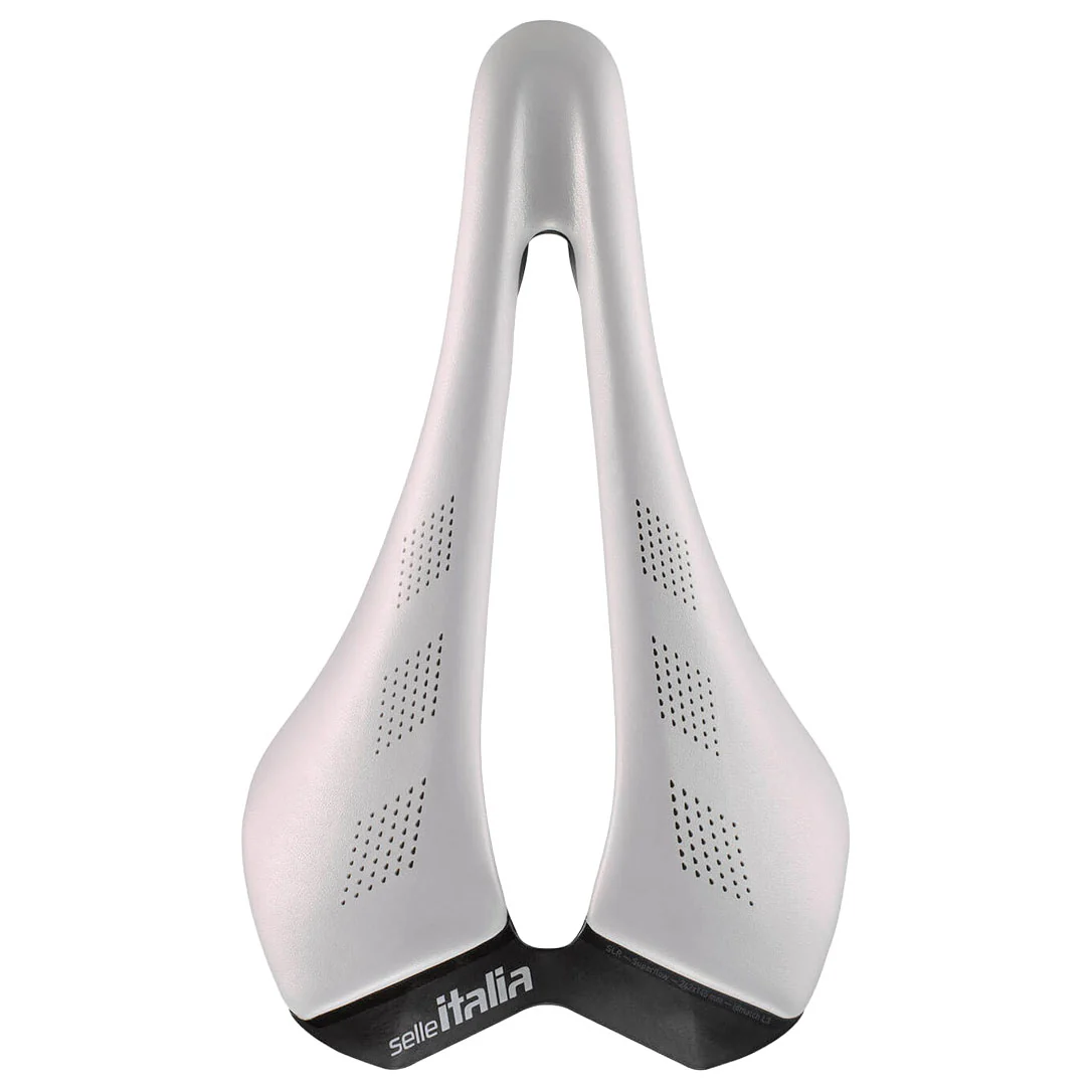 Selle Italia SLR Elite Opal L3 Steel Rails White