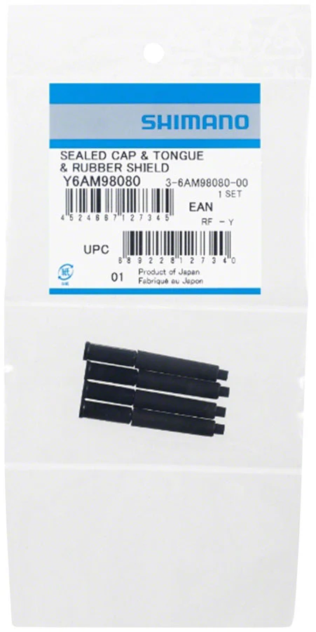 Shimano Sealed End Cap with Tongue and Shield - 4mm I.D  Pack of 4 - Image 2