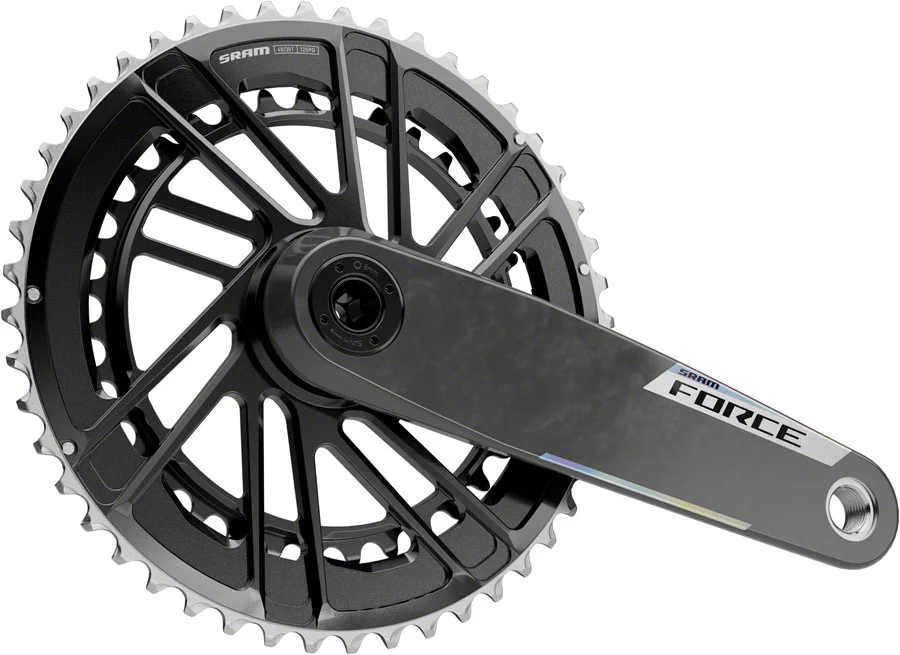 SRAM Force Crankset - 170mm 12-Speed 48/35t 8-Bolt Direct Mount DUB Spindle Carbon E1 - Image 2