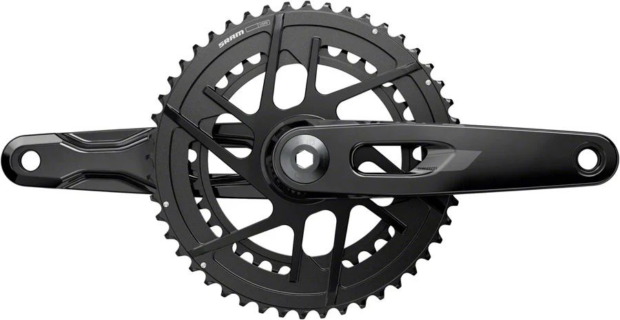 SRAM Rival Crankset - 165mm 12-Speed 46/33t 8-Bolt Direct Mount DUB Spindle BLK E1
