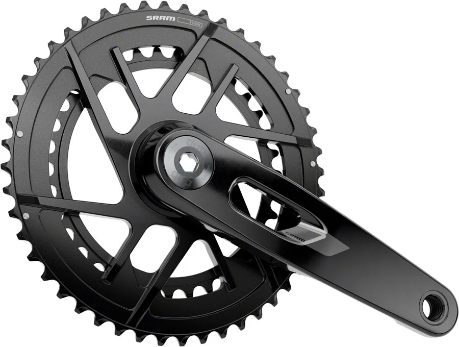 SRAM Rival Crankset - 175mm 12-Speed 46/33t 8-Bolt Direct Mount DUB Spindle BLK E1 - Image 2