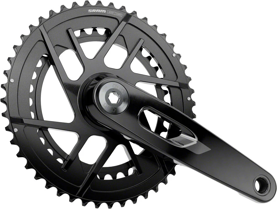 SRAM Rival Crankset - 175mm 12-Speed 48/35t 8-Bolt Direct Mount DUB Spindle BLK E1 - Image 2