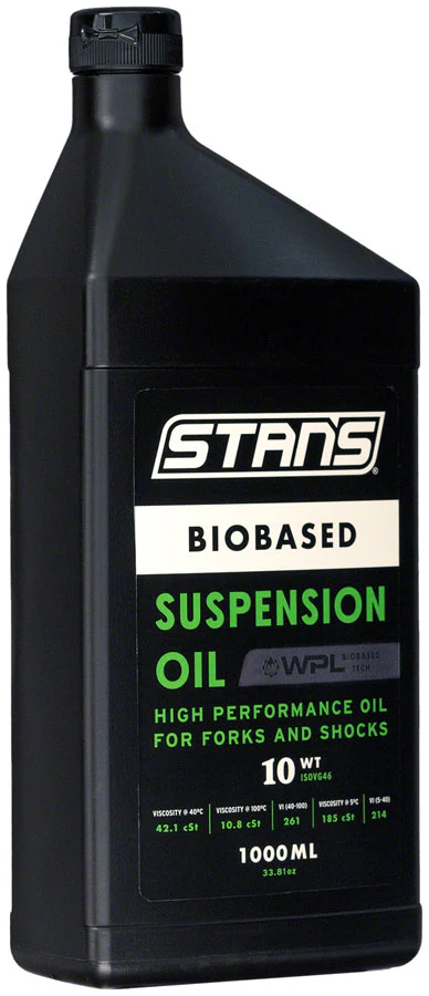 Stan's Biobased Suspension Oil - 10WT 1L - Image 2